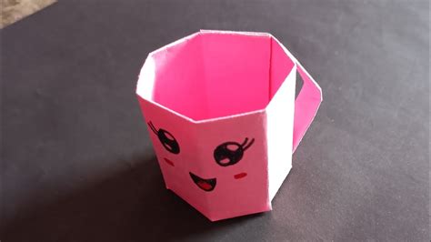 Diy Mini Paper Cup Paper Crafteasy Origami Paper Cuporigami Youtube