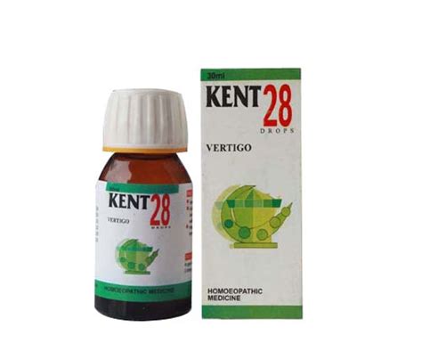Kent Drop 28 Homeopathic Medicine For The Treatment Of Vertigo By