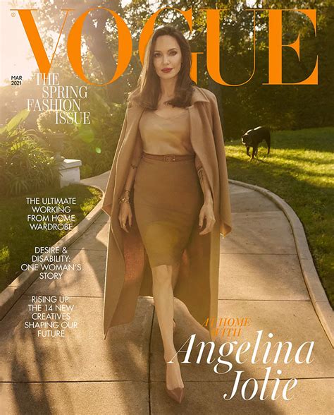Angelina jolie plastic surgery 2021. Angelina Jolie Covers The March 2021 Issue Of British Vogue - Fashionsizzle