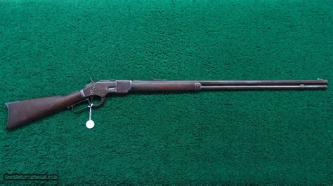 Winchester 1873 Rifle With Special Order 30 Inch Octagon Barrel In 44