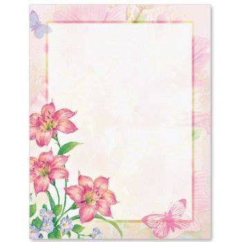 Free printable decorative paper borders printable pages long. Floral Mist PaperFrames Border Papers | PaperDirect | Borders for paper, Paper floral ...