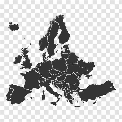 Europe Vector Map Royalty Free Blank Transparent Png
