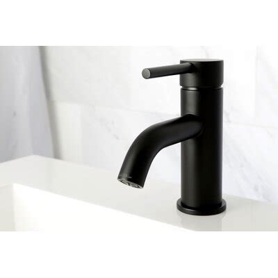 Kingston Brass Concord Single Hole Bathroom Faucet With Drain Assembly