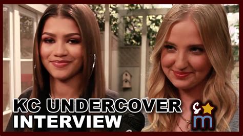 Kc Undercover Set Interviews W Zendaya Veronica Dunne Kadeem