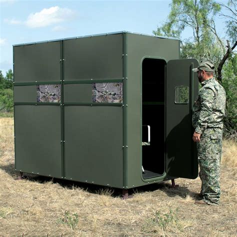 Fddbg Xtreme Ground Deer Blind Double 4 X 8 With Full Door And
