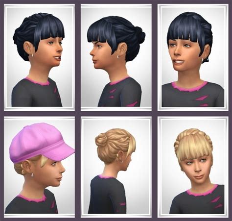 Kids Curly Bun Hair At Birksches Sims Blog Sims 4 Updates