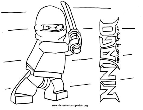 Desenhos Para Colorir Do Lego Ninjago