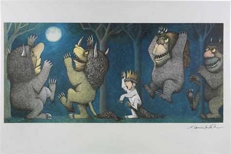 Maurice Sendak ~ Where The Wild Things Are Original Signed Poster By