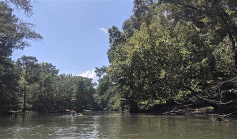Paddle On The Lower Mountain Fork River In Oklahoma