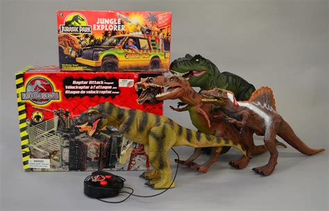 Good Quantity Of Jurassic Park Toys Boxed Kenner Jungle Explorer Six
