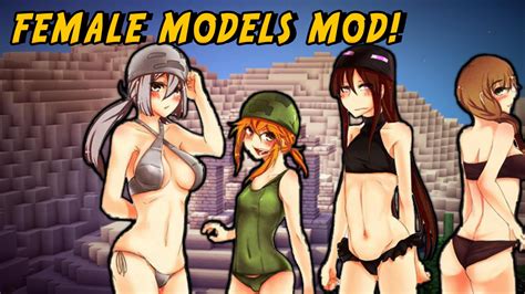 Minecraft Mods SEXY GIRLS MOD Cute Female Mobs YouTube