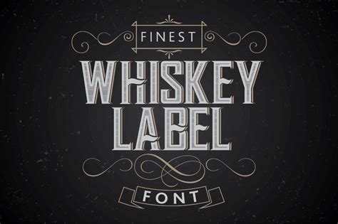Online fonts archive with over 130.000 cool fonts available for free download. Vintage label whiskey style font ~ Display Fonts ...