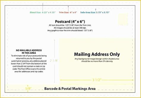50 Free 4x6 Postcard Template Heritagechristiancollege