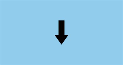 ⬇️ Down Arrow Emoji On Emojidex 1034