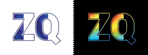 Letter Zq Logo Design Vector Template Creative Modern Luxurious