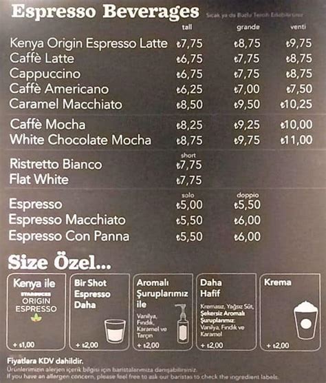 Earn more stars and even more rewards with a $0 intro annual fee for your first year with the starbucks® rewards visa® card. Starbucks Reserve Menü, Starbucks Reserve, Levent Merkez, İstanbul için Menü - Zomato Türkiye