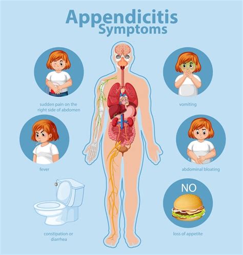 6 Signs And Symptoms Of Appendicitis Infographic Post