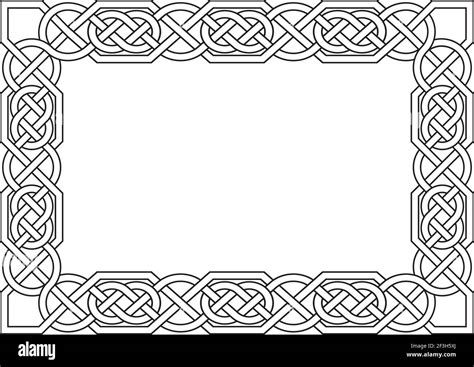 Celtic Knot Decorative Border High Resolution Stock Photography And