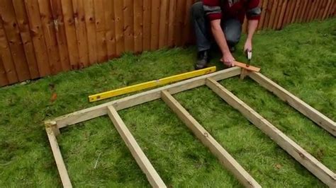 How To Assemble An Eze Shed Base Youtube