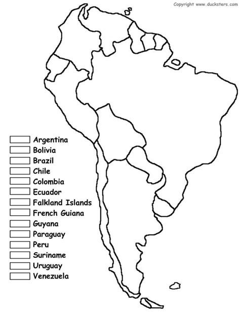Printable Map Of Latin American Countries Printable Us Maps