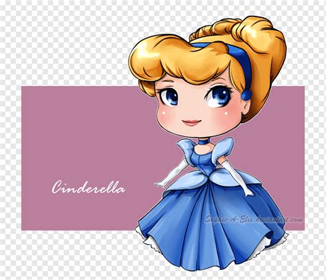 Cenicienta Disney Princesa Dibujando El Chibi De Walt Disney Company