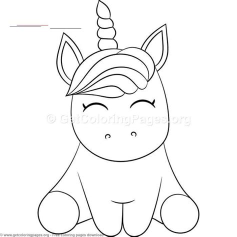 2 Cute Cartoon Unicorn Coloring Pages littleunicorn Unicorn