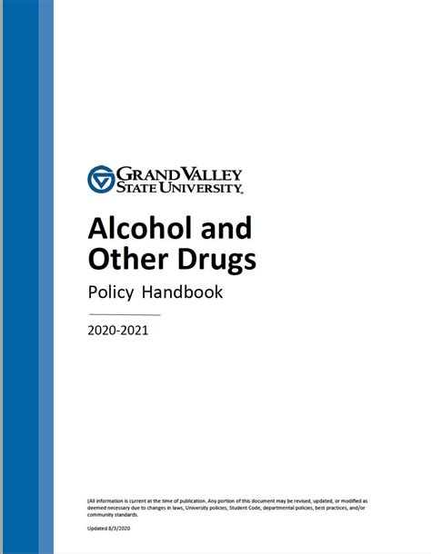 Alcohol And Other Drug Policy At Gvsu Aod Alcohol And Other Drugs Services Grand Valley