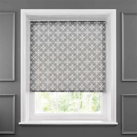Amal Charcoal Sheer Roller Blind Dunelm Blinds And Curtains Living