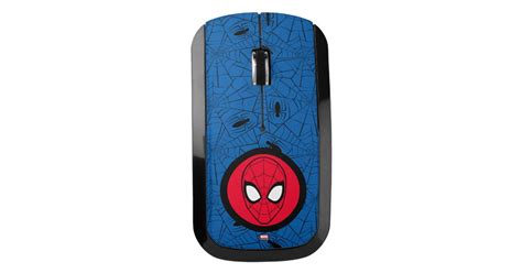 Spider Man Head Logo Wireless Mouse Zazzle