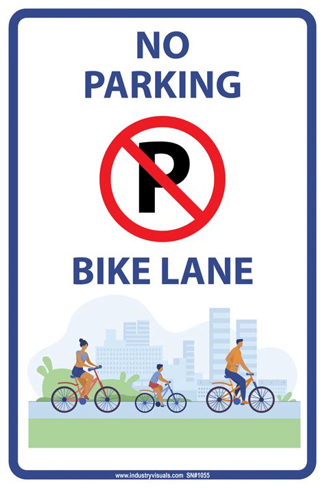 No Parking Bike Lane Industry Visuals