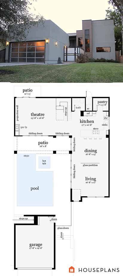 Modern Style House Plan 3 Beds 25 Baths 2370 Sqft Plan 25 4415