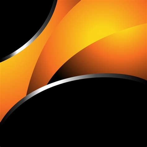 Orange And Black Background Design Vector Free Download