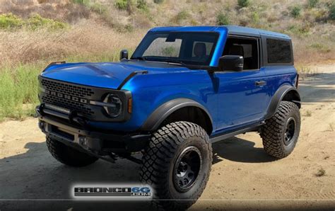 Velocity Blue Imagined On 2 Door Bronco Bronco6g 2021 Ford Bronco