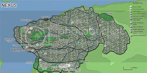 Exalted Nexus District Maps