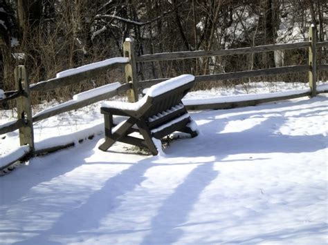 Bench In Snow Free Stock Photo Public Domain Pictures