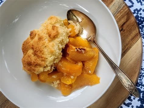 Fresh Homemade Peach Cobbler Cityline