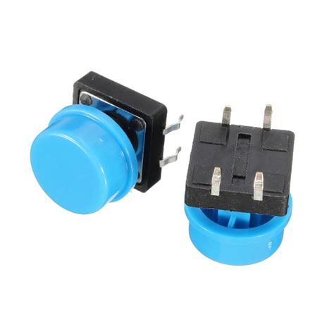 100pcs Tactile Push Button Switch Momentary Tact Caps Sale