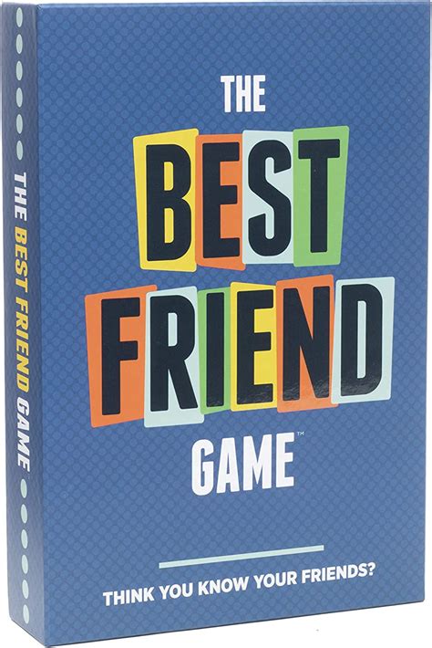 The Best Friend Game Think You Know Your Friends A Party Game Board Games Amazon Canada
