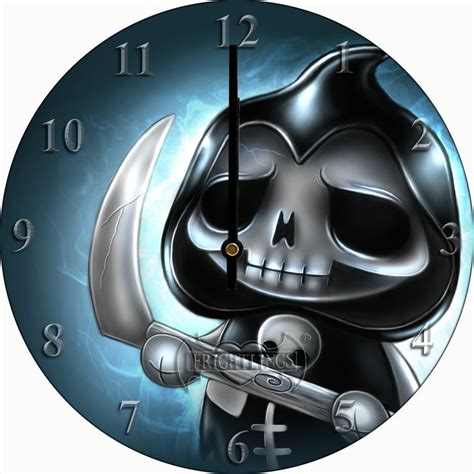 Grimwold Reaperling Clock Horror Art Creepy Art Grim Reaper Art