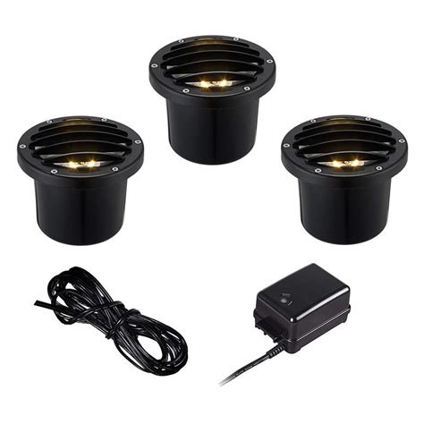 In Ground 5 Piece Large Led Well Light Set 64n99 Lamps Plus