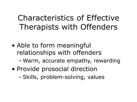 ppt what works effective interventions with sex offenders powerpoint presentation id 165986
