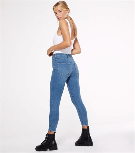 Women S Blue Skinny Jeans Aa Sourcing Ltd