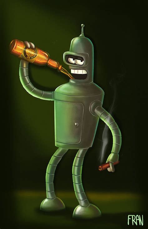A Little Bit Of Bender By Lanfanarts Fran Futurama Bender