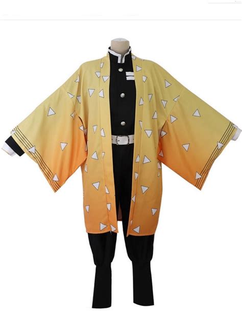 We saw tons of nezuko cosplayers running around at conventions before the pandemic hit. Demon Slayer Cosplay Costume Agatsuma Zenitsu Cosplay Costume For Sale - Cosplayini Cosplay Ideas