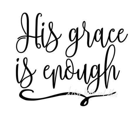 And Thats That Gods Grace Is Enough