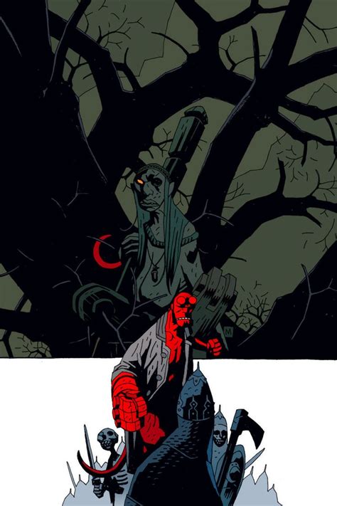 Mignola Trees Mike Mignola Mike Mignola Art Comic Books Art