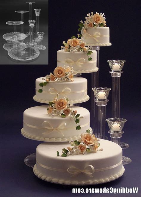 Great Wedding Cake Stands 5 Tier Cascading Wedding Cake Stand Stand