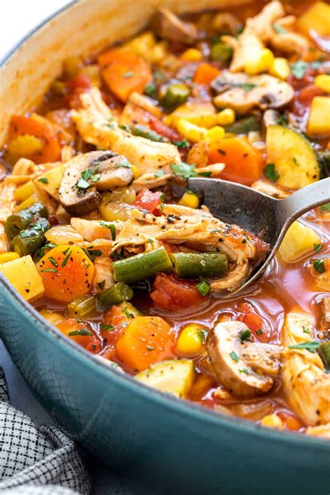 But if you want a batch that can last a few gently mix together all the ingredients to make everything combine well. Chicken Vegetable Soup - Jessica Gavin