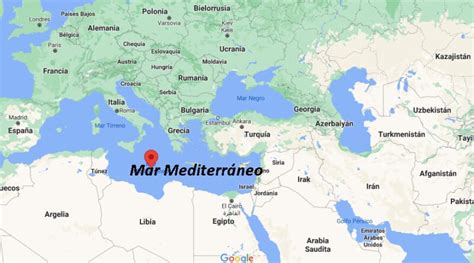 ¿dónde Está El Mar Mediterráneo ¿dónde Está La Ciudad