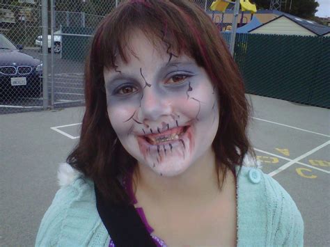 This Is How Our Kid Friendly Zombie Makeup Turned Out School